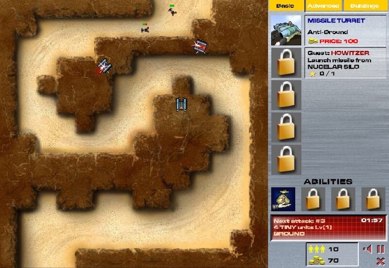 Canyon Defense Background